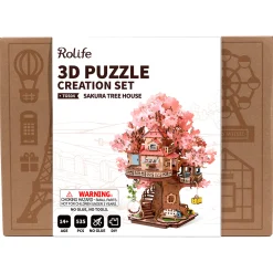 Robotime Sakura Baumhaus Holzbausatz New