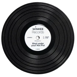 Winkee Schallplatten Topfuntersetzer Hot