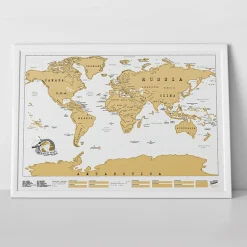 Luckies of London Scratch Map Rubbel-Landkarte New