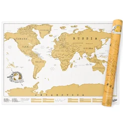 Luckies of London Scratch Map Rubbel-Landkarte New