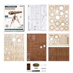 Robotime Seefahrer-Teleskop Holzbausatz Sale
