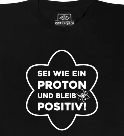getDigital Sei wie ein Proton Schwarz New