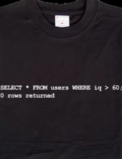 getDigital select * from users where iq > 60 Schwarz Discount