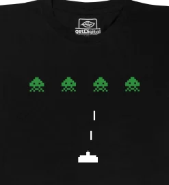 getDigital Space Invaders Schwarz New