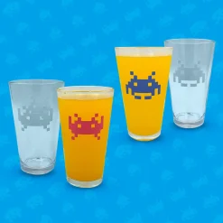 Mad Monkey Space Invaders Farbwechsel-Gläser 2er Set Online