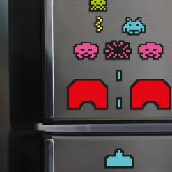 Mad Monkey Space Invaders Kühlschrankmagnete New
