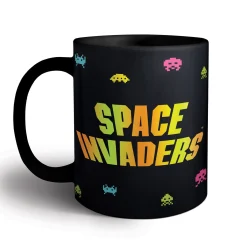 Mad Monkey Space Invaders Logo Tasse mit Metallic Finish Outlet