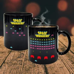 Mad Monkey Space Invaders Thermo Effekt Becher Best