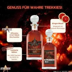 V Sinne Star Trek Klingonen Blut-Gin Sale