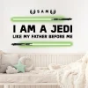 RoomMates Star Wars Glow in the Dark Wandaufkleber I am a Jedi Discount