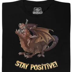getDigital Stay Positive! Schwarz Outlet