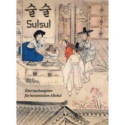 Dalgona Sulsul Normal: Überraschungsbox mit 6 alkoholischen Getränken aus Korea (Bier, Soju & Reiswein)