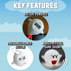 Paladon Super Mario 3D Boo Stimmungs-Licht Hot