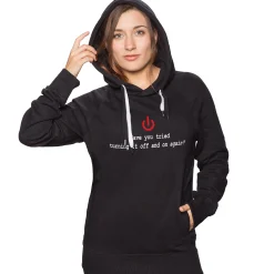 getDigital Turning it off and on again Schwarz