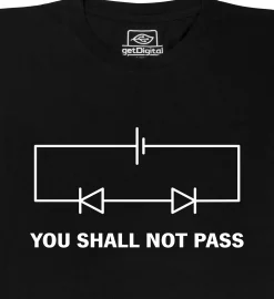 getDigital You shall not pass Schwarz Sale